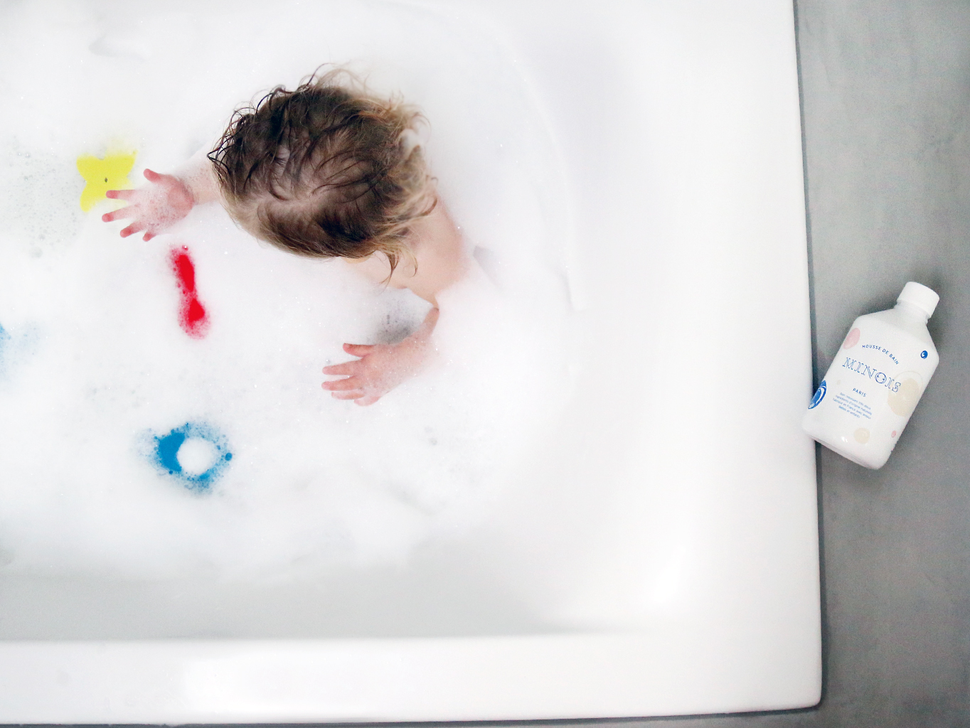 De beste badbubbels voor de baby van Minois Paris