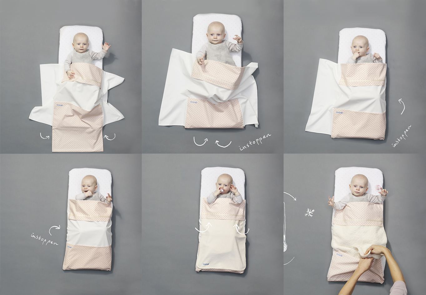 Evy+Anne sleepstyle dekentje lakentje voor kinderwagen ledikant Moosje