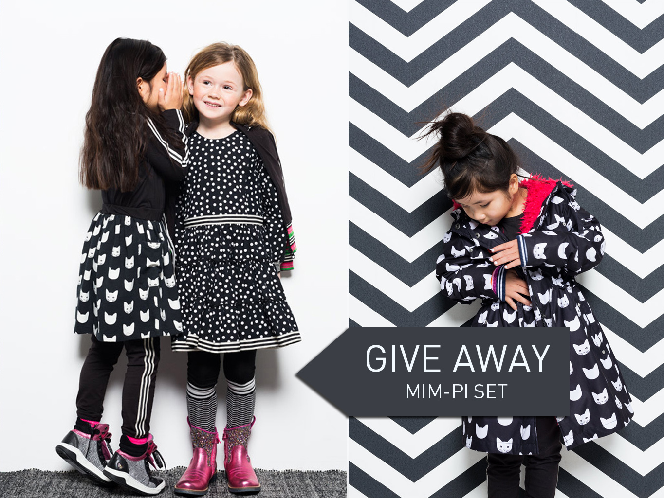 Mim-Pi give away monochrome winter collectie 2016 2017