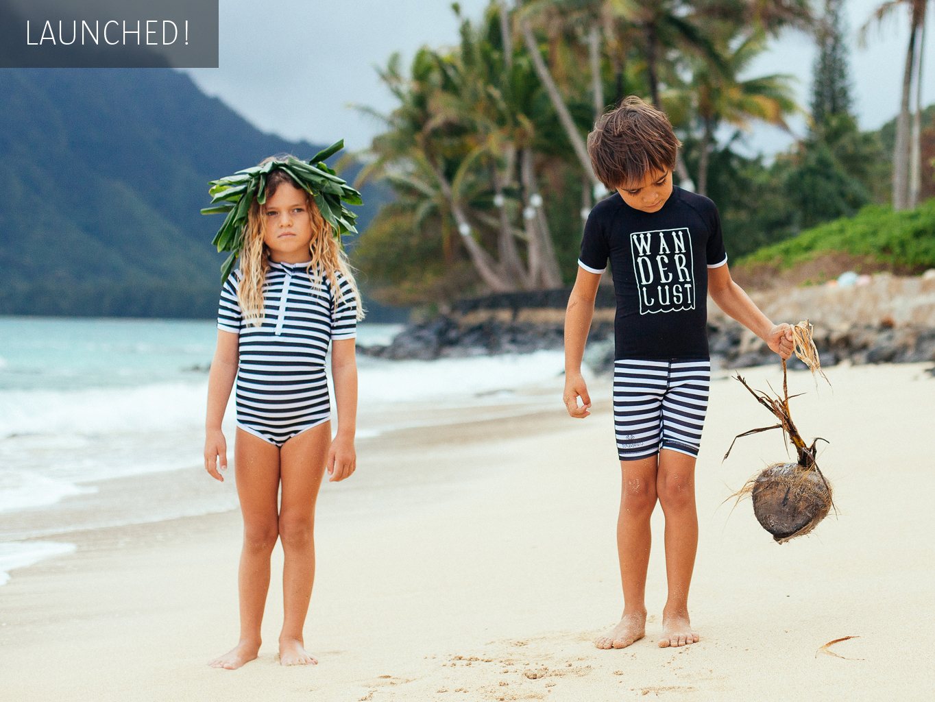 Beach & Bandits trendy UPF50 swimwear kids ss17